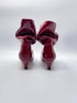 Anonymous Copenhagen hicha 40 stiletto crinkled soft calf & suede Pomegranate